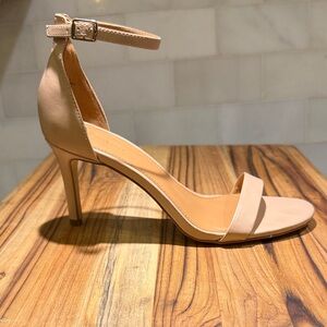 J. Crew Nude Heeled Sandals